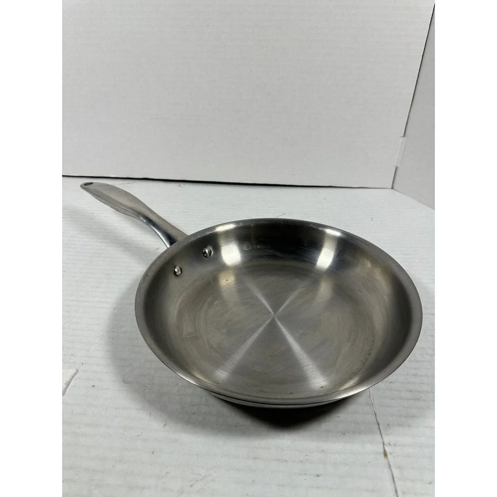 Belgique Tools of the Trade 10 Inch Stainless Steel Frying Pan Skillet 10789